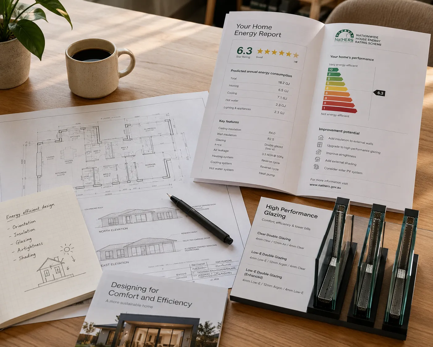 Aluminium glazing option reviewed against energy report requirements