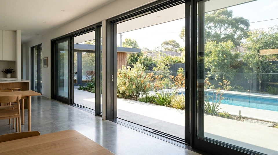 Double Glazed Stacker Doors: Choosing Glass for Heat, Noise and Safety (and Why Panel Weight Matters) industry insight illustration