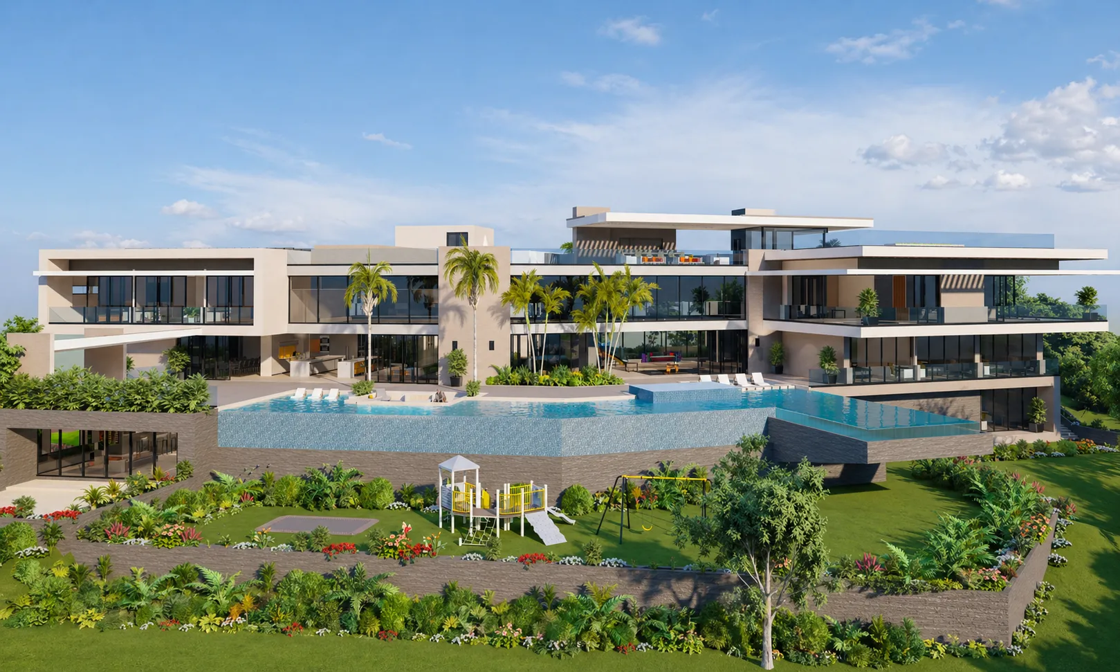 Luxury residential project in Stony Hill Jamaica using SMIRO aluminium window and door systems